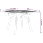 vidaXL Mesa de jardín madera maciza de acacia 110x110x75 cm vidaXL Mesa de jardín madera maciza de acacia 110x110x75 cm