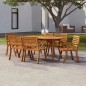 vidaXL Mesa de jardín madera maciza de acacia 200x90x75 cm vidaXL Mesa de jardín madera maciza de acacia 200x90x75 cm