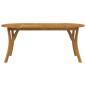 vidaXL Mesa de jardín madera maciza de acacia 200x90x75 cm vidaXL Mesa de jardín madera maciza de acacia 200x90x75 cm
