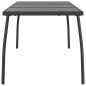 vidaXL Mesa de jardín malla de acero gris antracita 165x80x72 cm vidaXL Mesa de jardín malla de acero gris antracita 165x80x72 cm