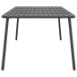 vidaXL Mesa de jardín acero gris antracita 200x100x71 cm vidaXL Mesa de jardín acero gris antracita 200x100x71 cm