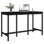 vidaXL Mesa alta de bar madera maciza de pino negra 180x80x110 cm vidaXL Mesa alta de bar madera maciza de pino negra 180x80x110 cm