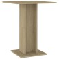 vidaXL Mesa de bistró contrachapada color roble Sonoma 60x60x75 cm