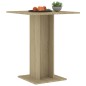 vidaXL Mesa de bistró contrachapada color roble Sonoma 60x60x75 cm