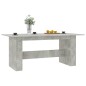 vidaXL Mesa de comedor madera de ingeniería gris hormigón 180x90x76 cm vidaXL Mesa de comedor madera de ingeniería gris hormigón 180x90x76 cm