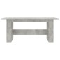 vidaXL Mesa de comedor madera de ingeniería gris hormigón 180x90x76 cm vidaXL Mesa de comedor madera de ingeniería gris hormigón 180x90x76 cm