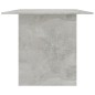 vidaXL Mesa de comedor madera de ingeniería gris hormigón 180x90x76 cm vidaXL Mesa de comedor madera de ingeniería gris hormigón 180x90x76 cm