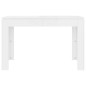vidaXL Mesa de comedor madera de ingeniería blanco brillo 120x60x76 cm vidaXL Mesa de comedor madera de ingeniería blanco brillo 120x60x76 cm
