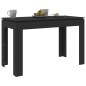 vidaXL Mesa de comedor de madera contrachapada negro 120x60x76 cm vidaXL Mesa de comedor de madera contrachapada negro 120x60x76 cm