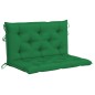 vidaXL Banco columpio de 2 plazas hojas de palma y cojín bambú 202 cm vidaXL Banco columpio de 2 plazas hojas de palma y cojín bambú 202 cm