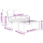 vidaXL Juego de muebles de jardín Adirondack 4 piezas madera acacia vidaXL Juego de muebles de jardín Adirondack 4 piezas madera acacia