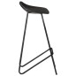 vidaXL Taburetes de cocina 2 unidades cuero auténtico negro vidaXL Taburetes de cocina 2 unidades cuero auténtico negro