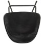 vidaXL Taburetes de cocina 2 unidades cuero auténtico negro vidaXL Taburetes de cocina 2 unidades cuero auténtico negro