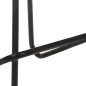 vidaXL Taburetes de cocina 2 unidades cuero auténtico negro vidaXL Taburetes de cocina 2 unidades cuero auténtico negro