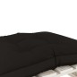vidaXL Otomana de palets de jardín con cojín negro madera vidaXL Otomana de palets de jardín con cojín negro madera