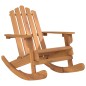 vidaXL Juego de muebles de jardín Adirondack 3 piezas madera acacia