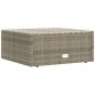 vidaXL Set de muebles de jardín 9 pzas y cojines ratán sintético gris vidaXL Set de muebles de jardín 9 pzas y cojines ratán sintético gris