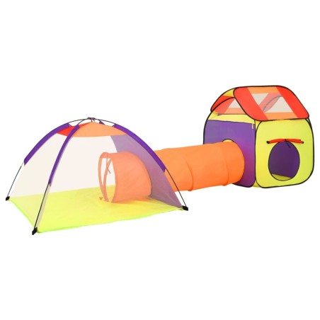 vidaXL Tienda de juegos para niños multicolor 338x123x111 cm