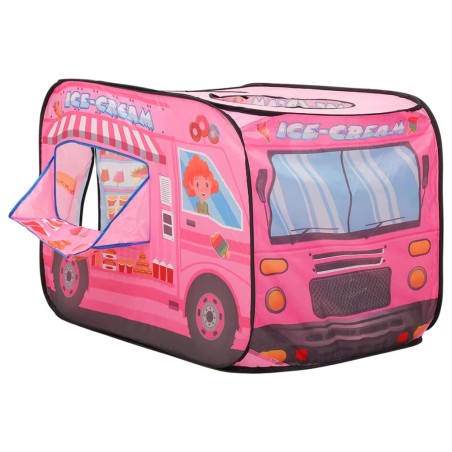 vidaXL Tienda de juegos para niños rosa 70x112x70 cm