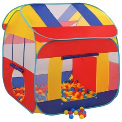 vidaXL Carpa de juegos con 550 bolas 123x120x146 cm