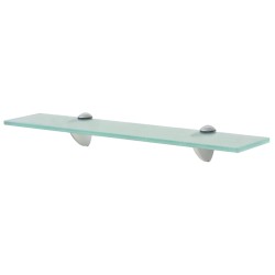 vidaXL Estantes flotantes 2 unidades vidrio 8 mm 50x10 cm