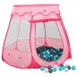 vidaXL Tienda de juegos para niños con 250 bolas rosa 102x102x82 cm vidaXL Tienda de juegos para niños con 250 bolas rosa 102x102x82 cm