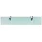 vidaXL Estantes flotantes 2 unidades vidrio 8 mm 50x10 cm vidaXL Estantes flotantes 2 unidades vidrio 8 mm 50x10 cm