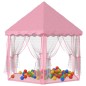vidaXL Carpa de juegos de princesa con 250 bolas rosa 133x140 cm vidaXL Carpa de juegos de princesa con 250 bolas rosa 133x140 cm