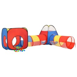 vidaXL Tienda de juego de niños con 250 bolas multicolor 190x264x90 cm