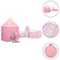 vidaXL Tienda de juegos para niños con 250 bolas rosa 301x120x128 cm vidaXL Tienda de juegos para niños con 250 bolas rosa 301x120x128 cm
