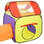 vidaXL Tienda de juego de niños con 250 bolas multicolor 338x123x111cm vidaXL Tienda de juego de niños con 250 bolas multicolor 338x123x111cm