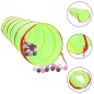 vidaXL Túnel de juegos para niños con 250 bolas poliéster verde 175 cm vidaXL Túnel de juegos para niños con 250 bolas poliéster verde 175 cm