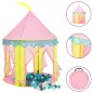 vidaXL Tienda de juegos para niños con 250 bolas rosa 100x100x127 cm vidaXL Tienda de juegos para niños con 250 bolas rosa 100x100x127 cm