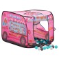 vidaXL Tienda de juegos para niños con 250 bolas rosa 70x112x70 cm vidaXL Tienda de juegos para niños con 250 bolas rosa 70x112x70 cm