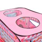 vidaXL Tienda de juegos para niños con 250 bolas rosa 70x112x70 cm vidaXL Tienda de juegos para niños con 250 bolas rosa 70x112x70 cm