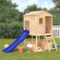 vidaXL Parque infantil de exterior madera maciza de abeto