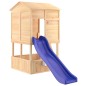 vidaXL Parque infantil de exterior madera maciza de abeto