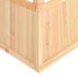 vidaXL Parque infantil de exterior madera maciza de abeto