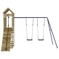 vidaXL Parque infantil de exterior madera de pino impregnada vidaXL Parque infantil de exterior madera de pino impregnada