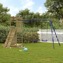 vidaXL Parque infantil de exterior madera de pino impregnada