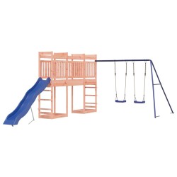 vidaXL Parque infantil de exterior madera maciza Douglas