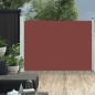 vidaXL Toldo lateral retráctil de jardín marrón 100x500 cm vidaXL Toldo lateral retráctil de jardín marrón 100x500 cm