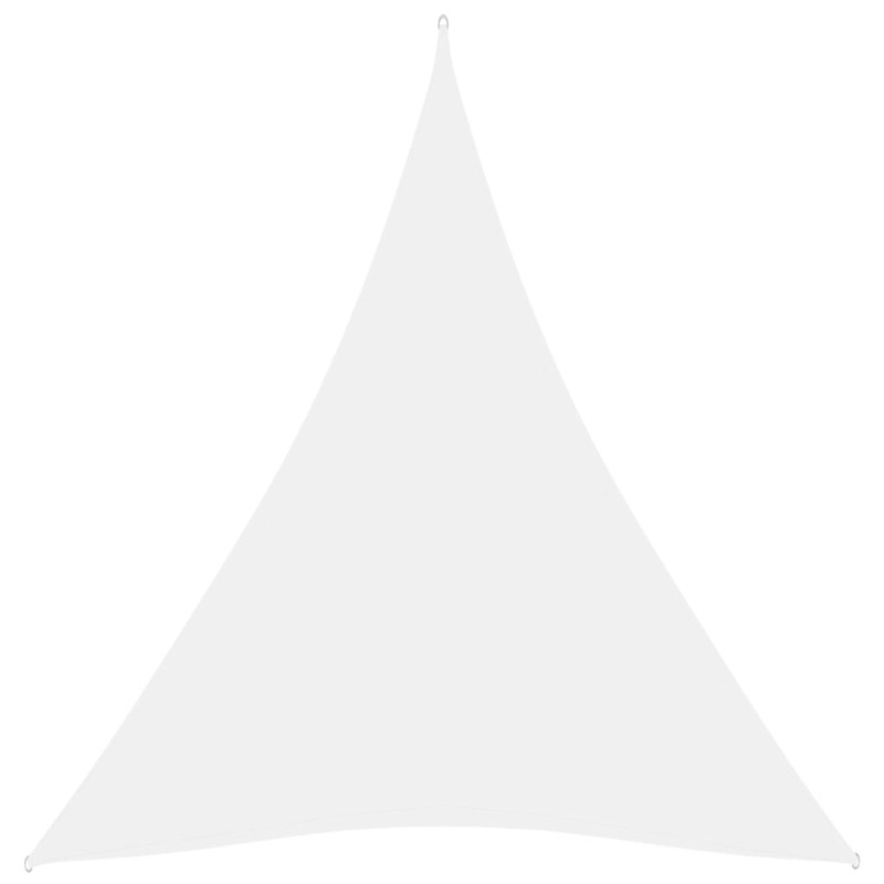 vidaXL Toldo de vela triangular tela Oxford blanco 5x6x6 m vidaXL Toldo de vela triangular tela Oxford blanco 5x6x6 m