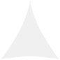 vidaXL Toldo de vela triangular tela Oxford blanco 5x6x6 m vidaXL Toldo de vela triangular tela Oxford blanco 5x6x6 m