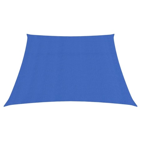 vidaXL Toldo de vela HDPE azul 160 g/m² 3/4x2 m