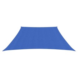vidaXL Toldo de vela HDPE azul 160 g/m² 3/4x2 m