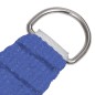 vidaXL Toldo de vela HDPE azul 160 g/m² 3/4x2 m vidaXL Toldo de vela HDPE azul 160 g/m² 3/4x2 m