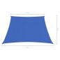 vidaXL Toldo de vela HDPE azul 160 g/m² 3/4x2 m vidaXL Toldo de vela HDPE azul 160 g/m² 3/4x2 m
