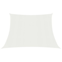 vidaXL Toldo de vela blanco HDPE 160 g/m² 4/5x3 m