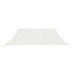 vidaXL Toldo de vela blanco HDPE 160 g/m² 4/5x3 m
